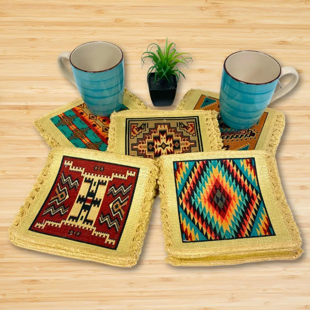 24 Pack Digital Print Geometric Coasters, Only $0.80 ea!