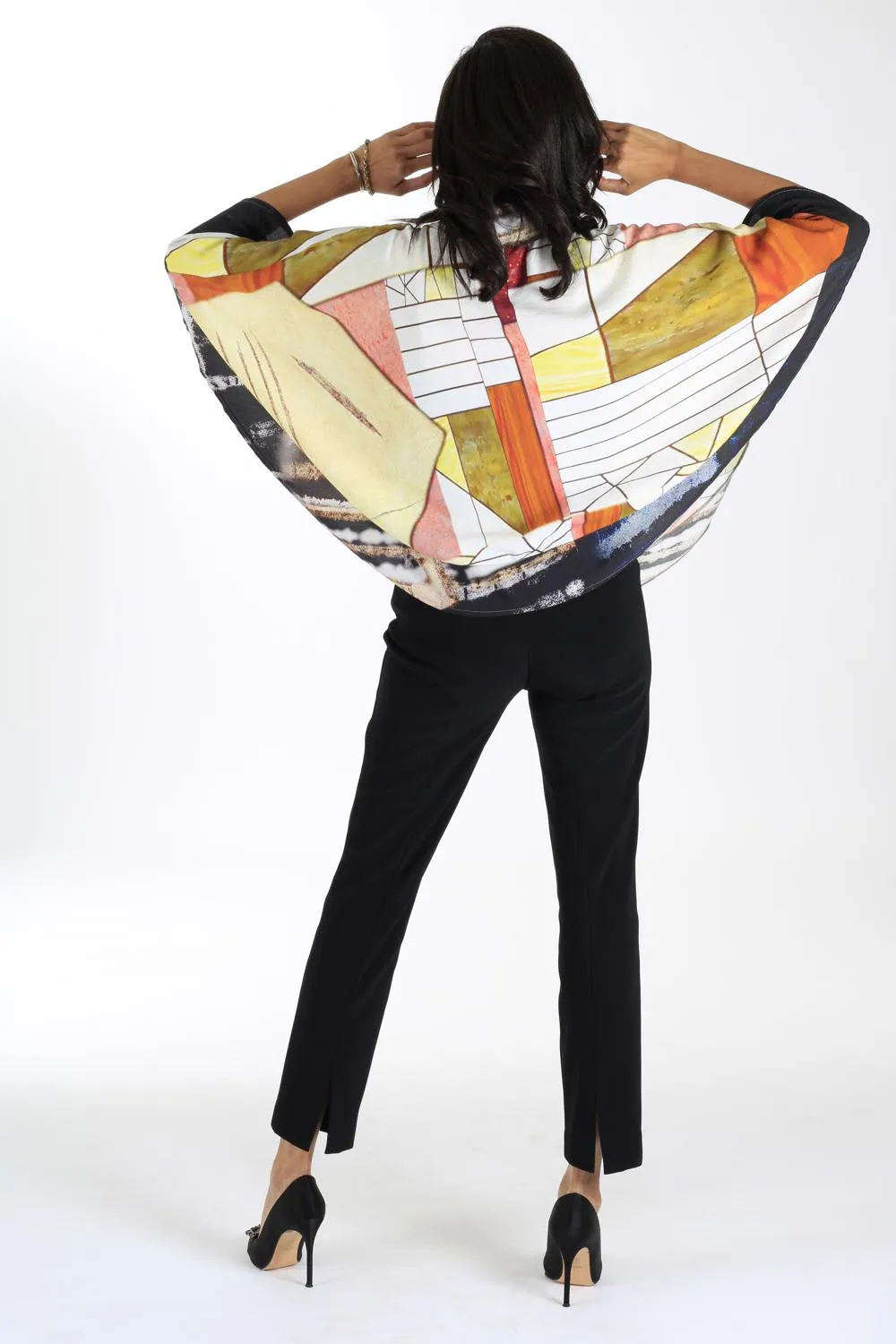 ALL SUNNY YELLOW ZIP DOWN JACKET