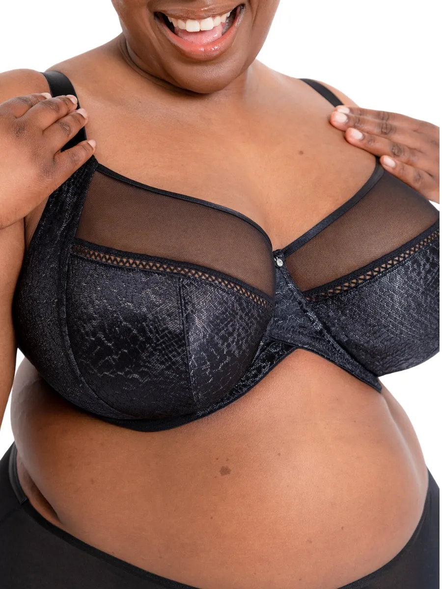 Amaze Balcony Bra - Black