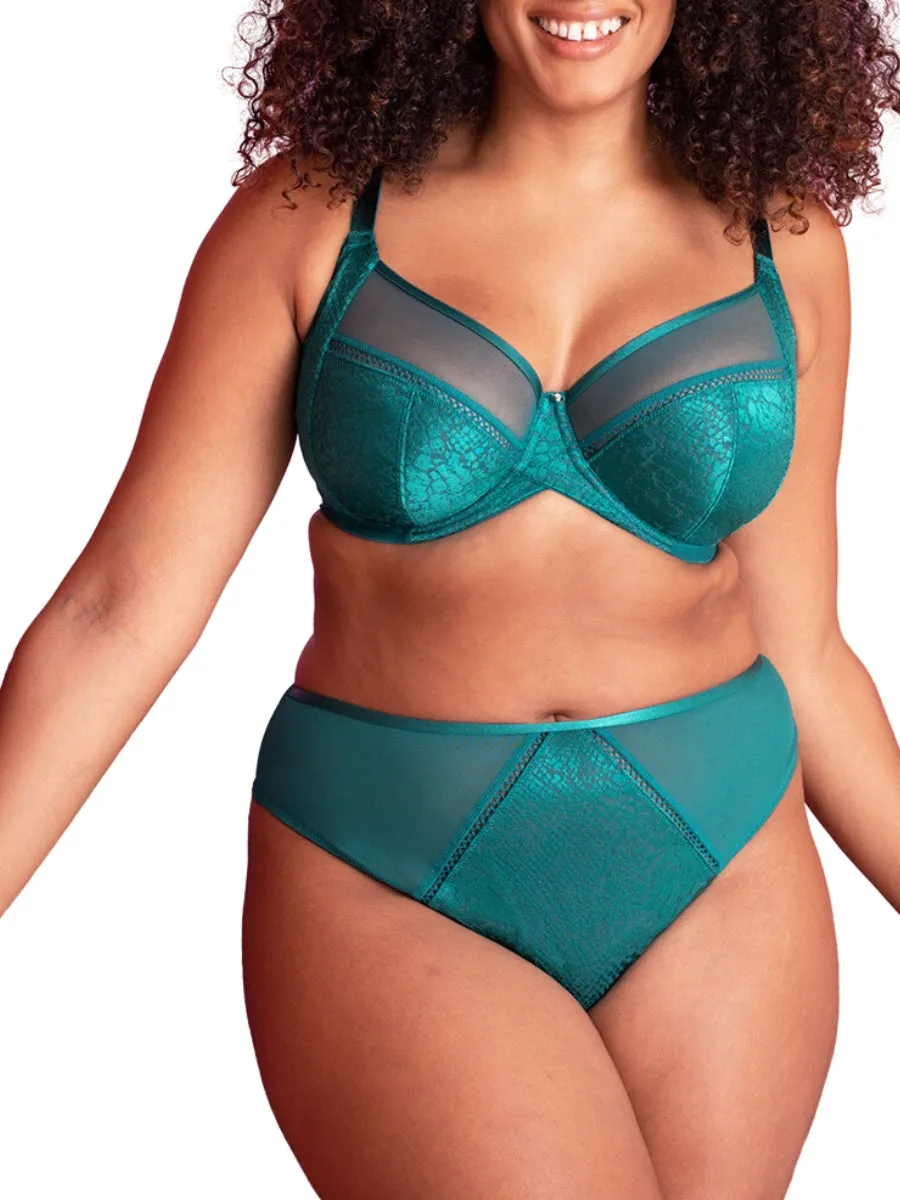 Amaze Balcony Bra - Verdigris