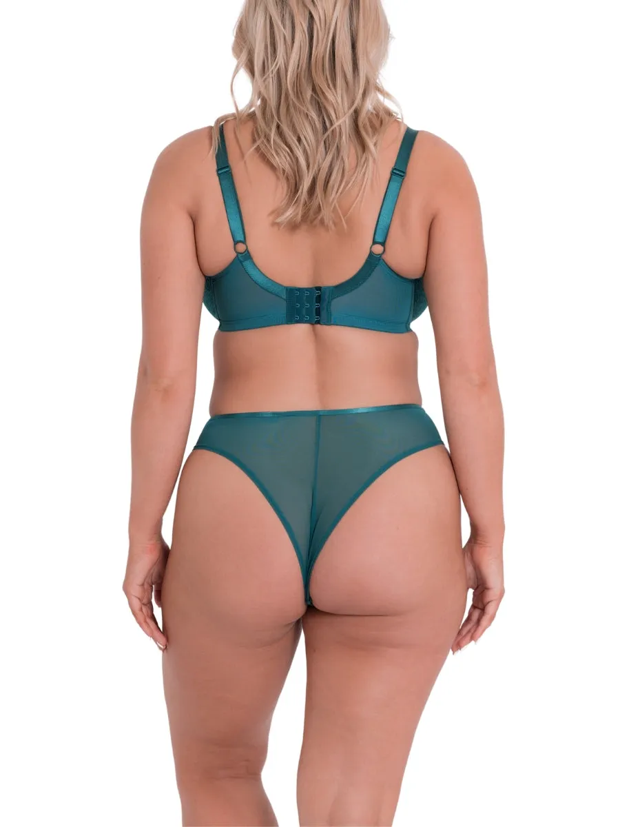 Amaze Balcony Bra - Verdigris