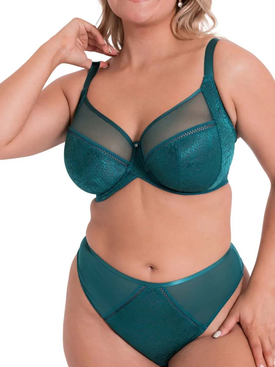 Amaze Balcony Bra - Verdigris