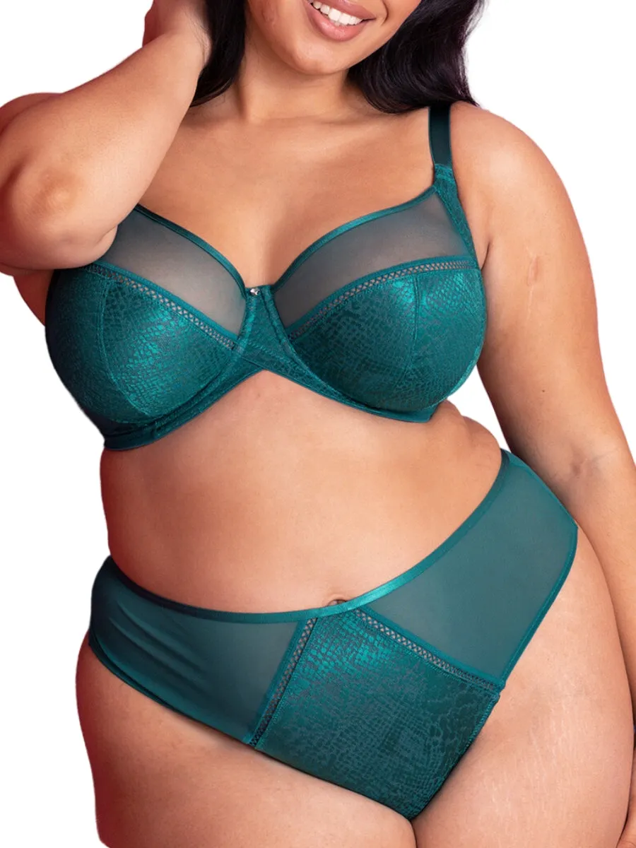 Amaze Balcony Bra - Verdigris