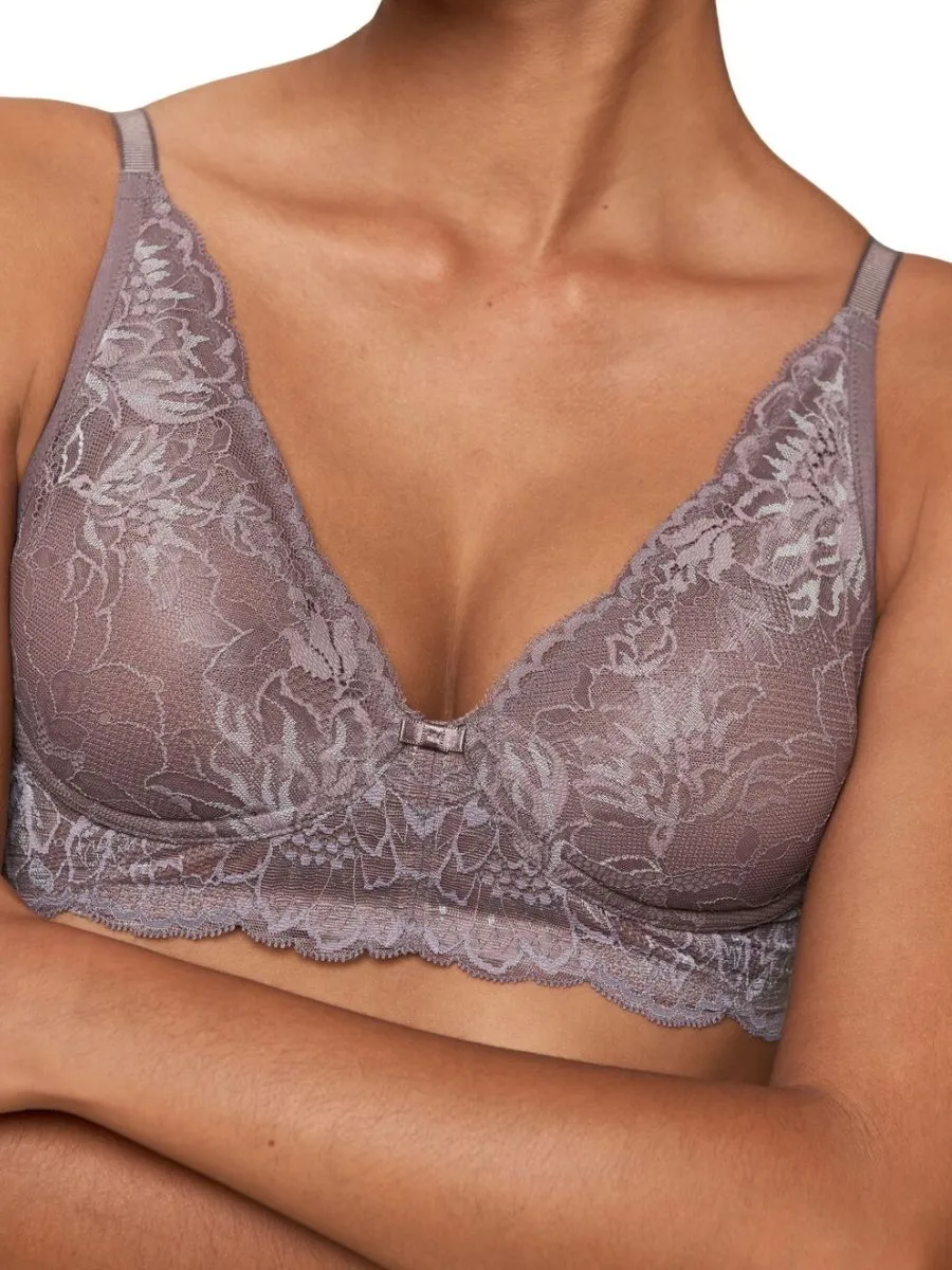 Amourette Charm Non-Wired Bra - Pigeon Grey