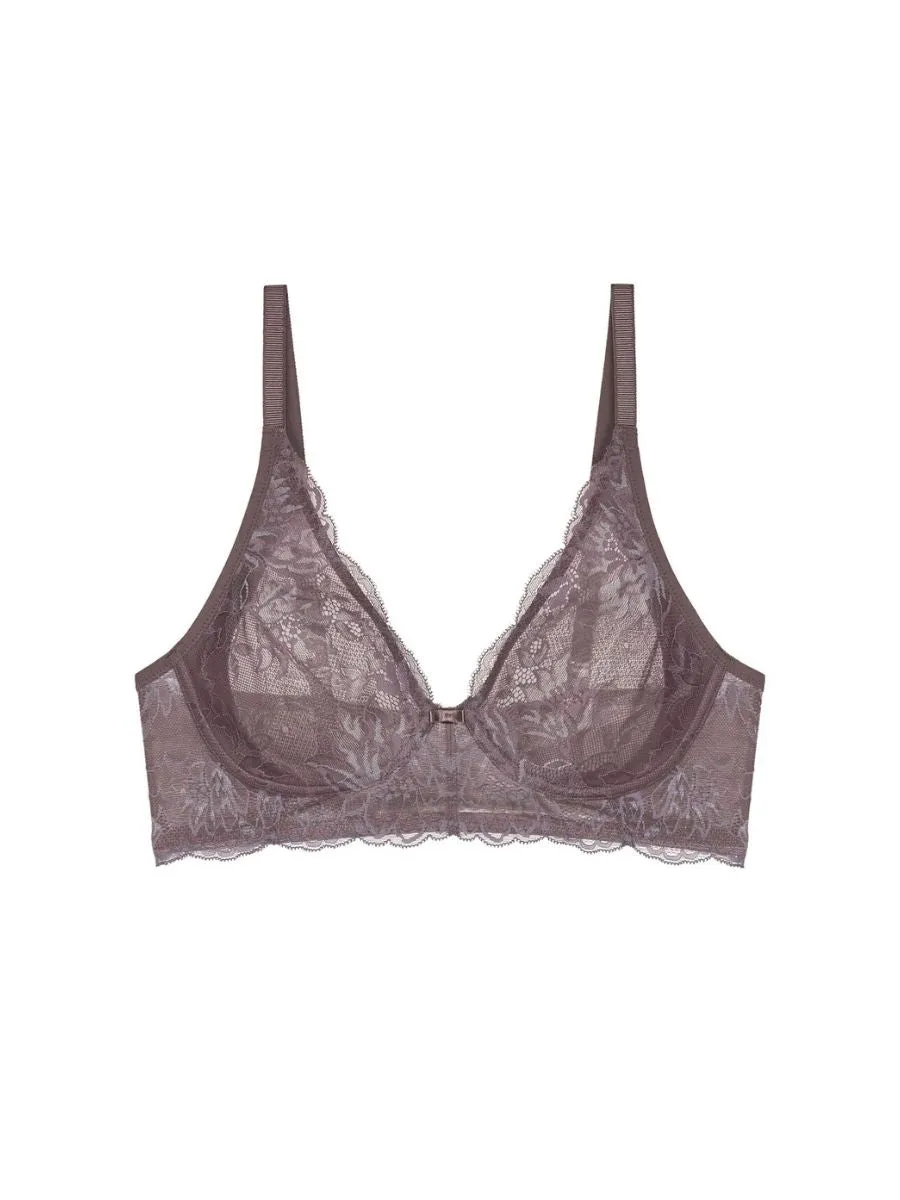 Amourette Charm Non-Wired Bra - Pigeon Grey