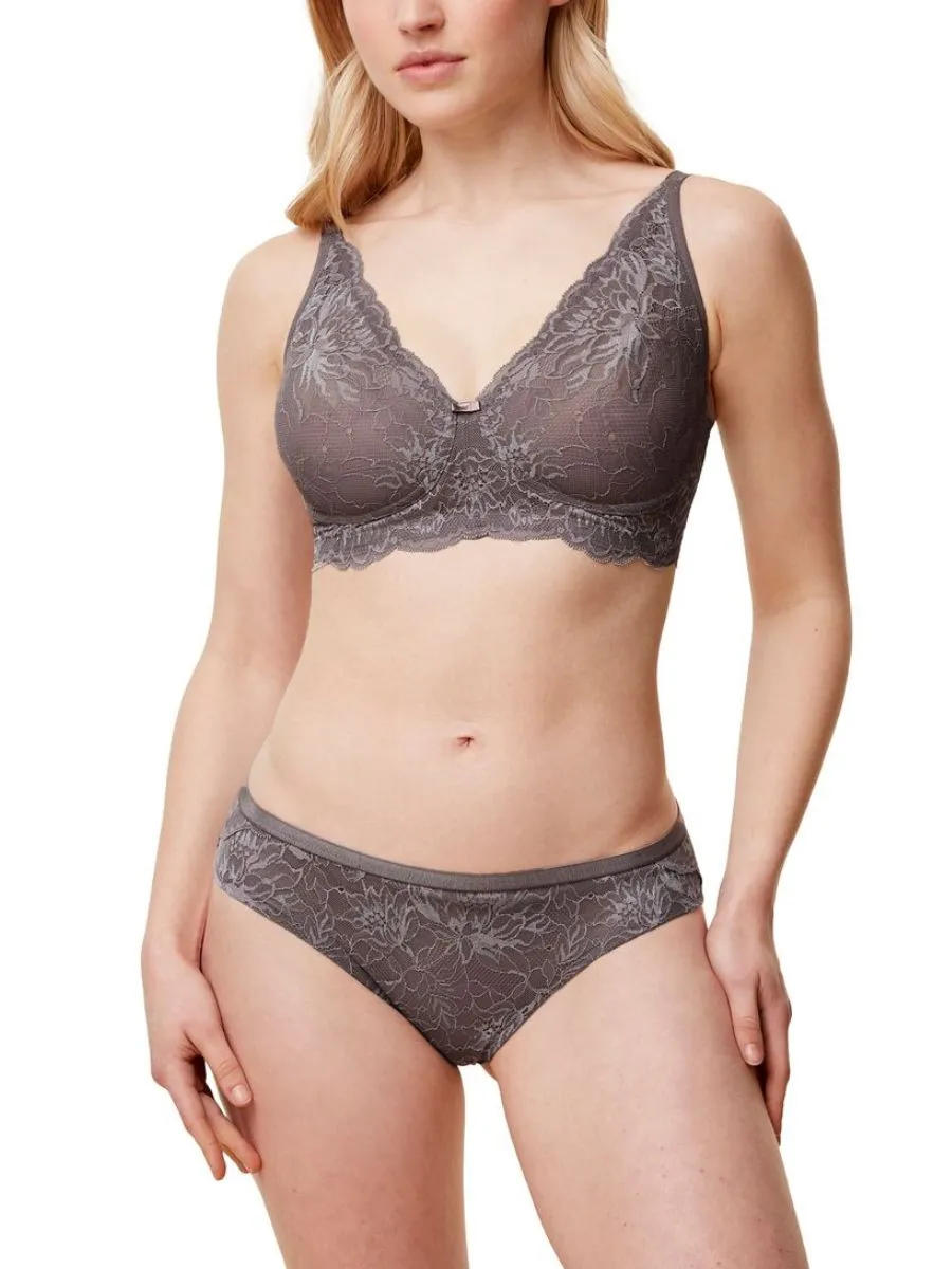 Amourette Charm Non-Wired Bra - Pigeon Grey