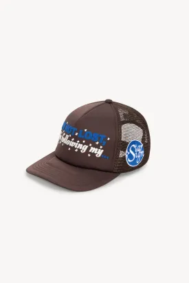 ARIES - I'M NOT LOST... TRUCKER CAP BROWN
