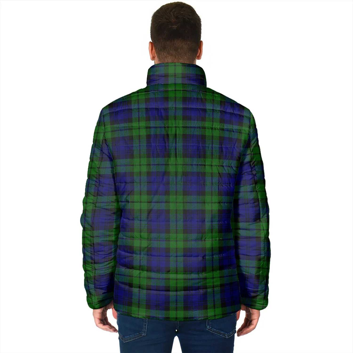 Bannatyne Tartan Padded Jacket with Family Crest