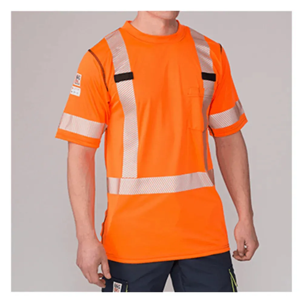 Big Bill High Visibility Short-Sleeve Athletic Performance T-shirt - RT54HVK5