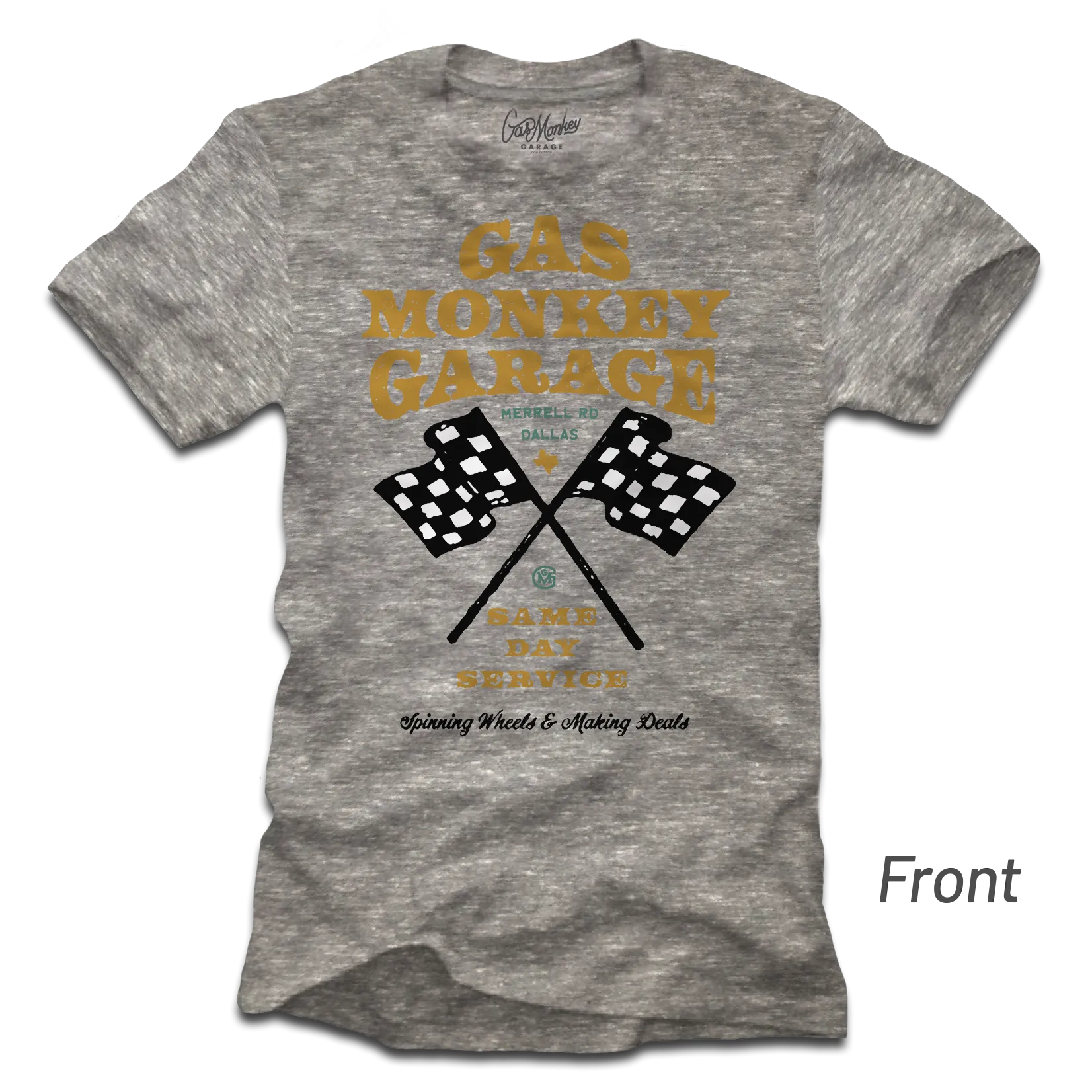 Check Mate Tee - Heather Grey