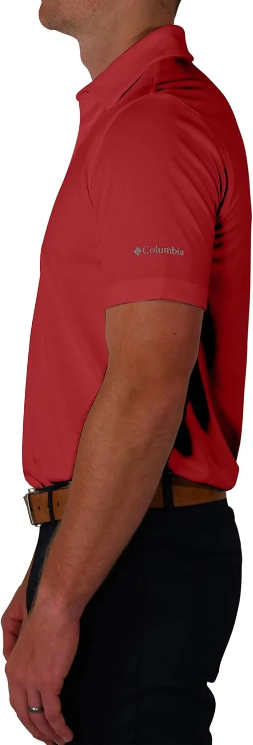 Columbia Men's Golf Drive Polo Shirt Omni Wick Performance Breathable Short Sleeve