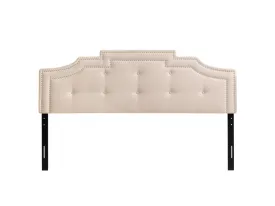 Cream Padded King Headboard