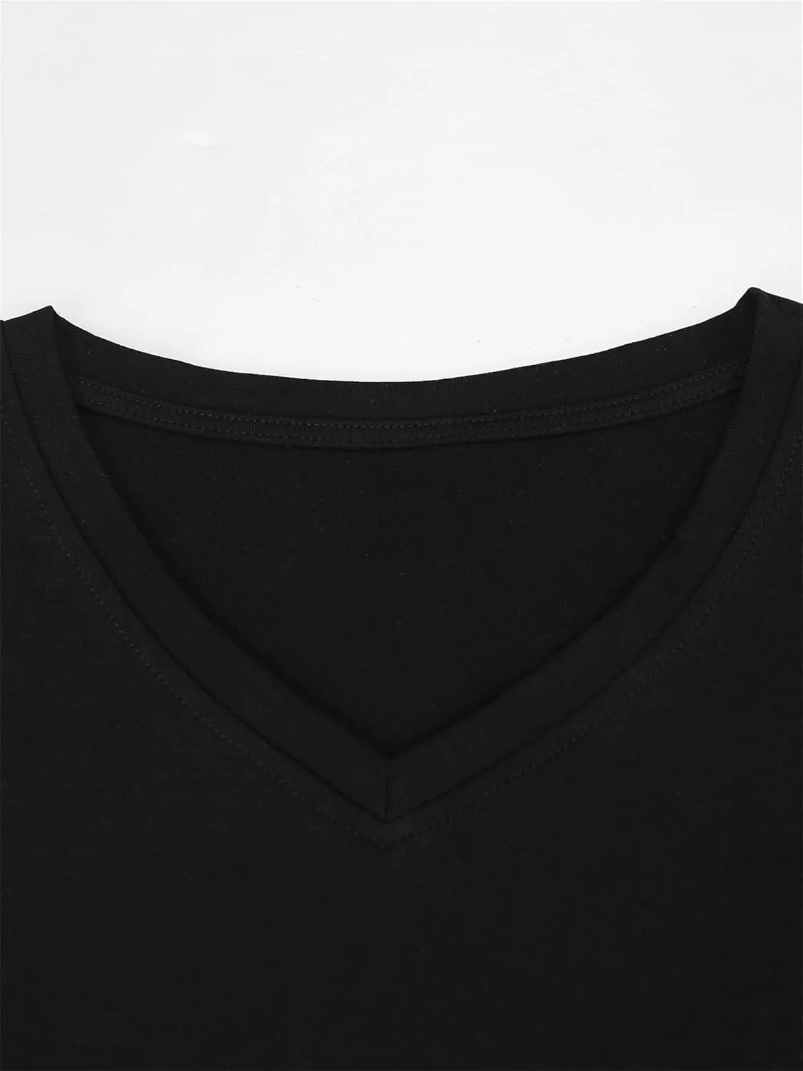 Custom T Shirts Customized V Neck Shirts Add Your Own and Text Design Custom Personalized Adult T-Shirt Tee
