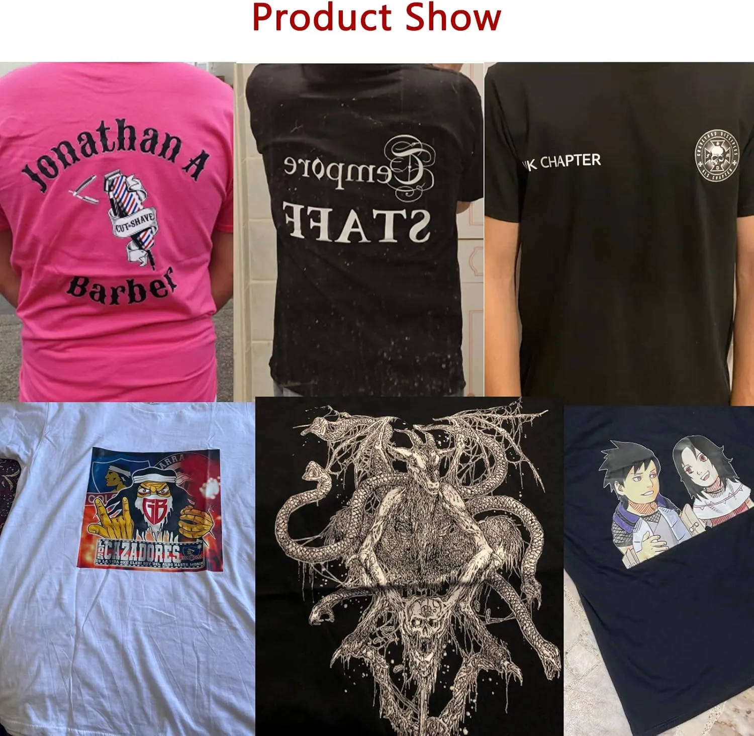 Custom T Shirts for Men/Women Design Your Own Shirt Add Text/Image/Logo Personalized Cotton Tee Printed Photo Front/Back