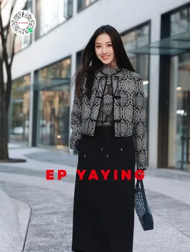 EP YAYING Chinese-style Embossed Jacket