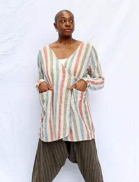 Handwoven - Wrap Origami Tunic