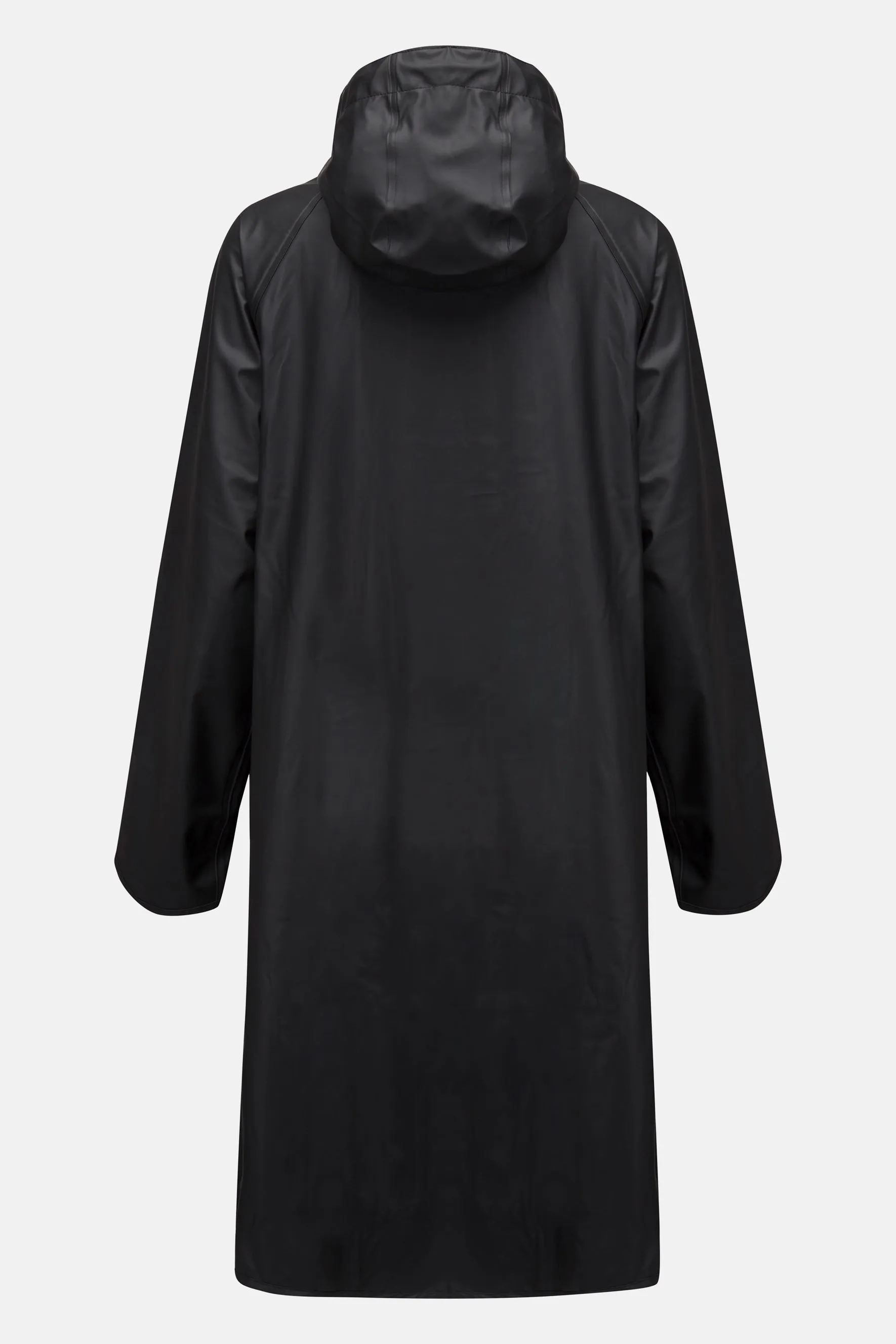 Ilse Jacobsen Hornbæk Rain 71 Hooded Rubberized Coat | Black