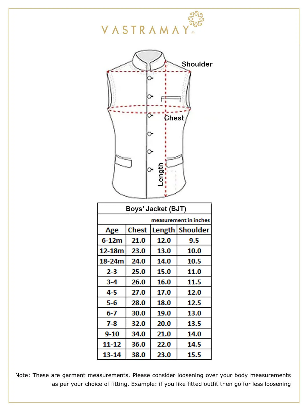 Jashvi Boys Multicolor-Base-Pink Nehru Jacket