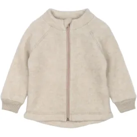 Junior Wool Jacket - Melange Offwhite