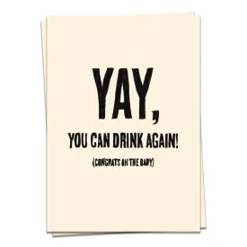 Kaart Blanche Baby – Drink again