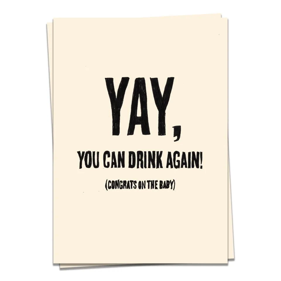Kaart Blanche Baby – Drink again