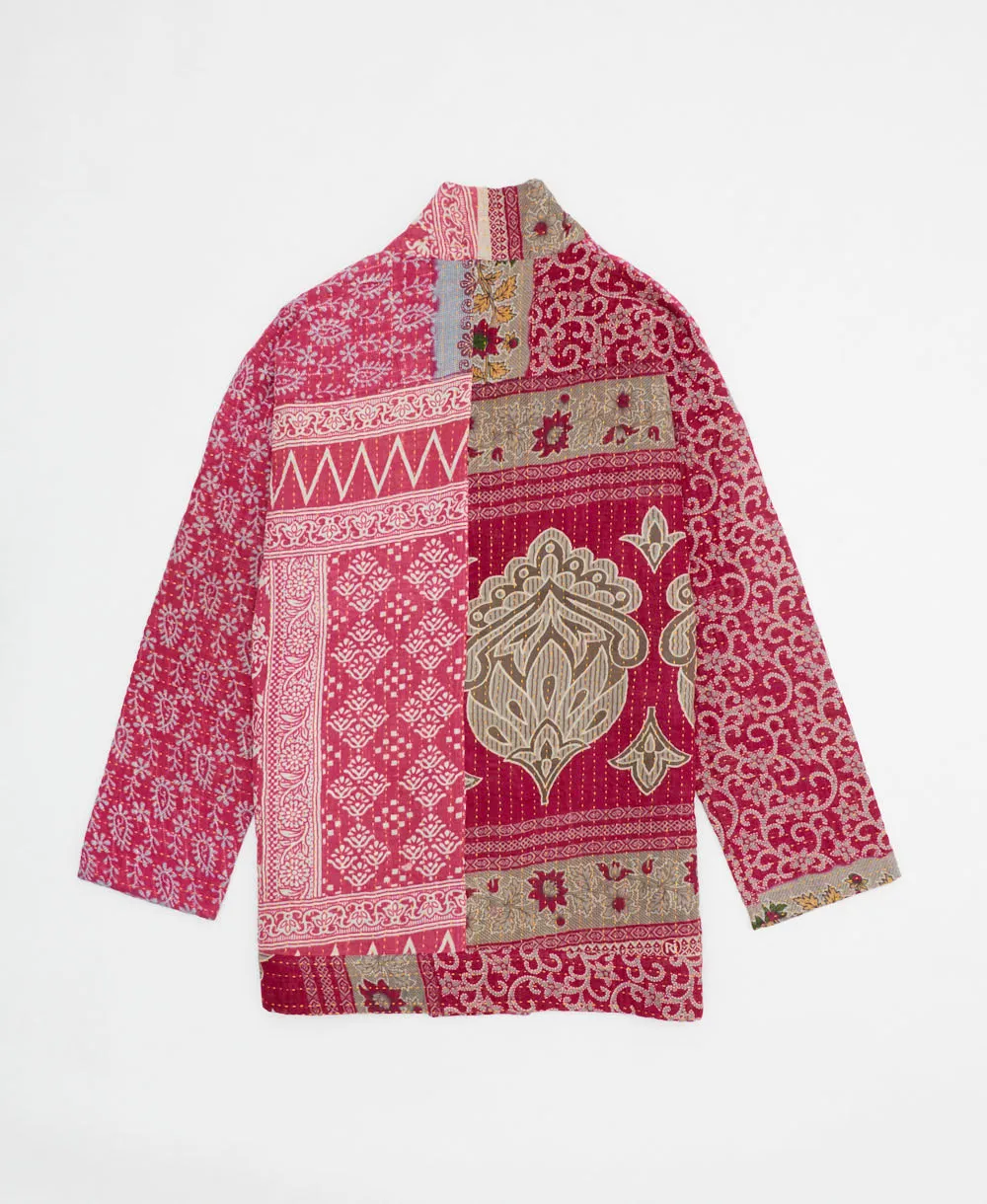 Kantha Quilted Jacket - No. 240522 - Large