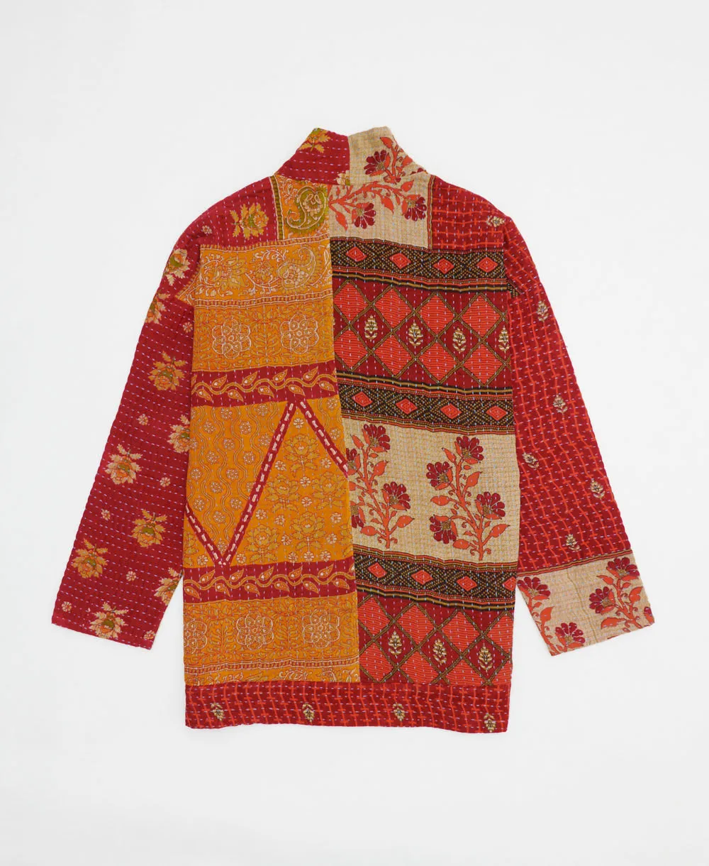 Kantha Quilted Jacket - No. 240529 - Extra Large