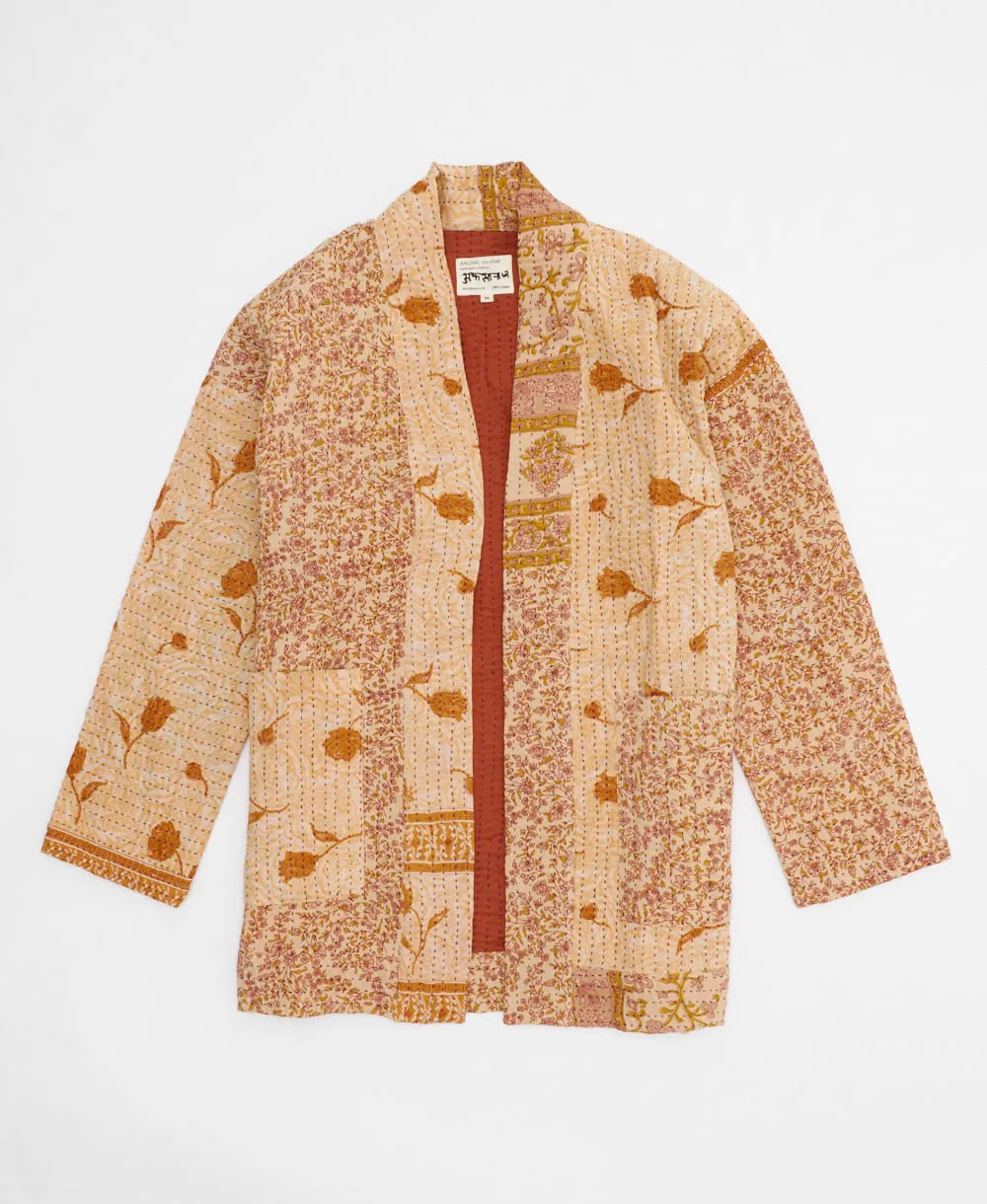 Kantha Quilted Jacket - No. 240615 - Medium