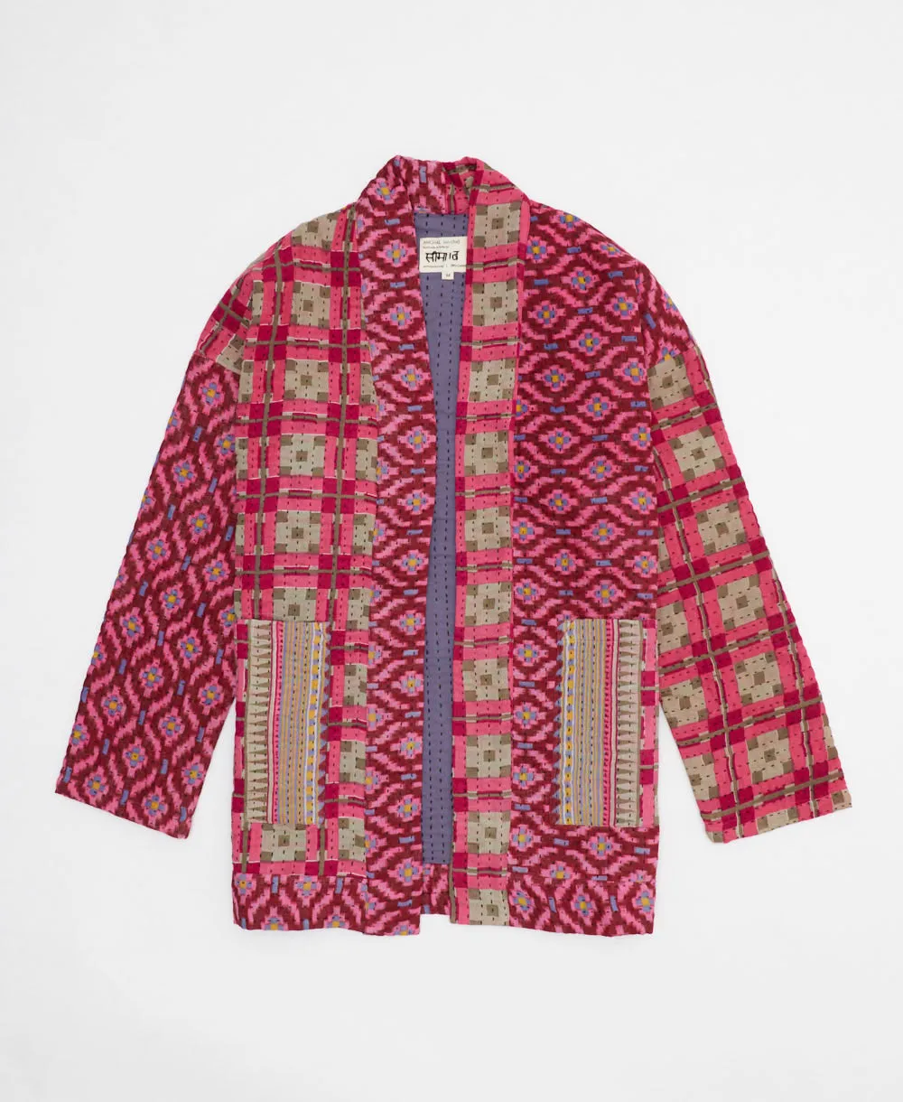 Kantha Quilted Jacket - No. 240618 - Medium