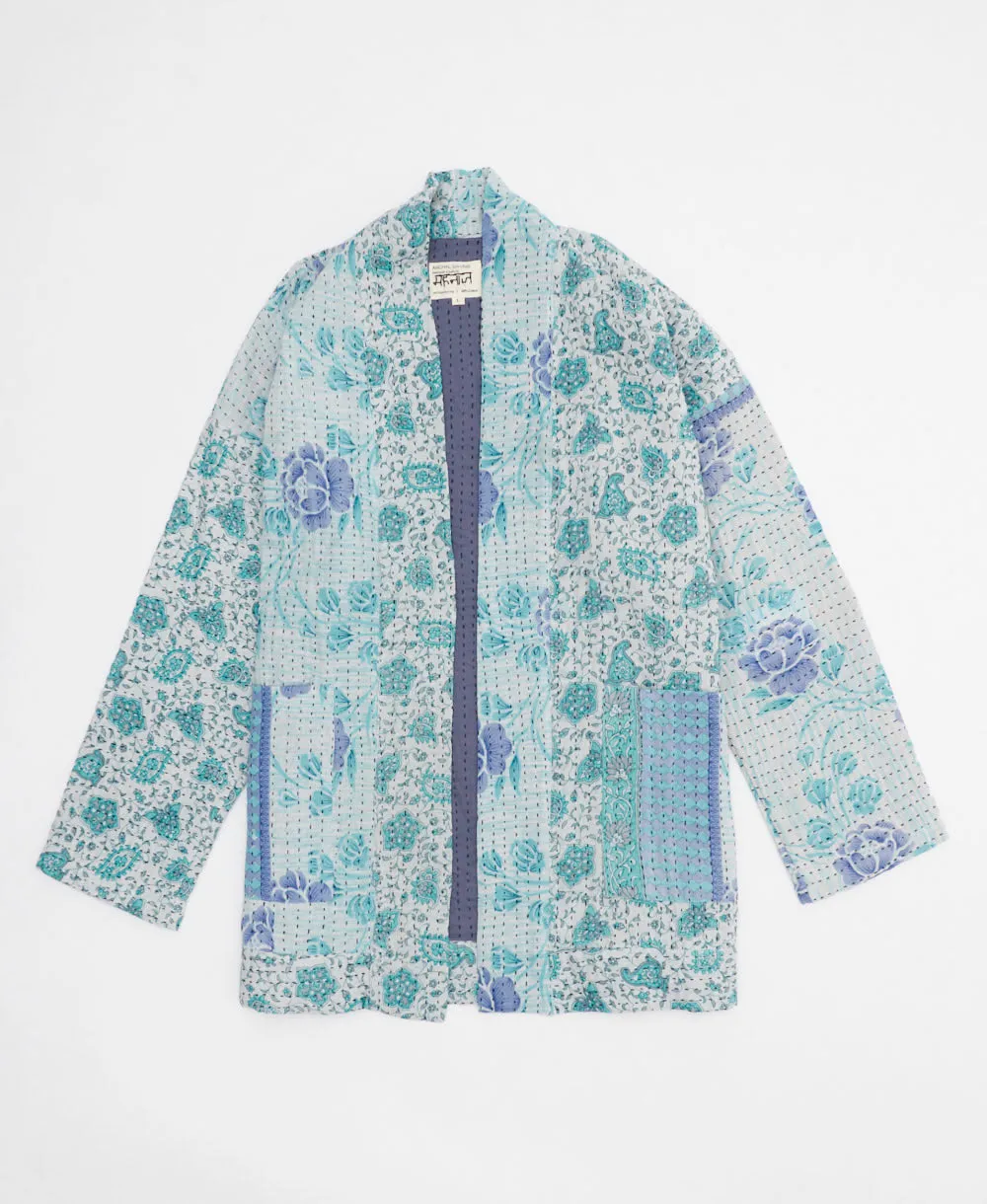 Kantha Quilted Jacket - No. 240621 - Large