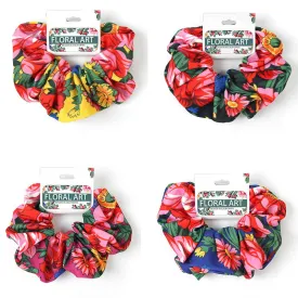 Kokum Floral Art Scrunchie