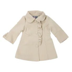Korango Frill Overcoat Beige