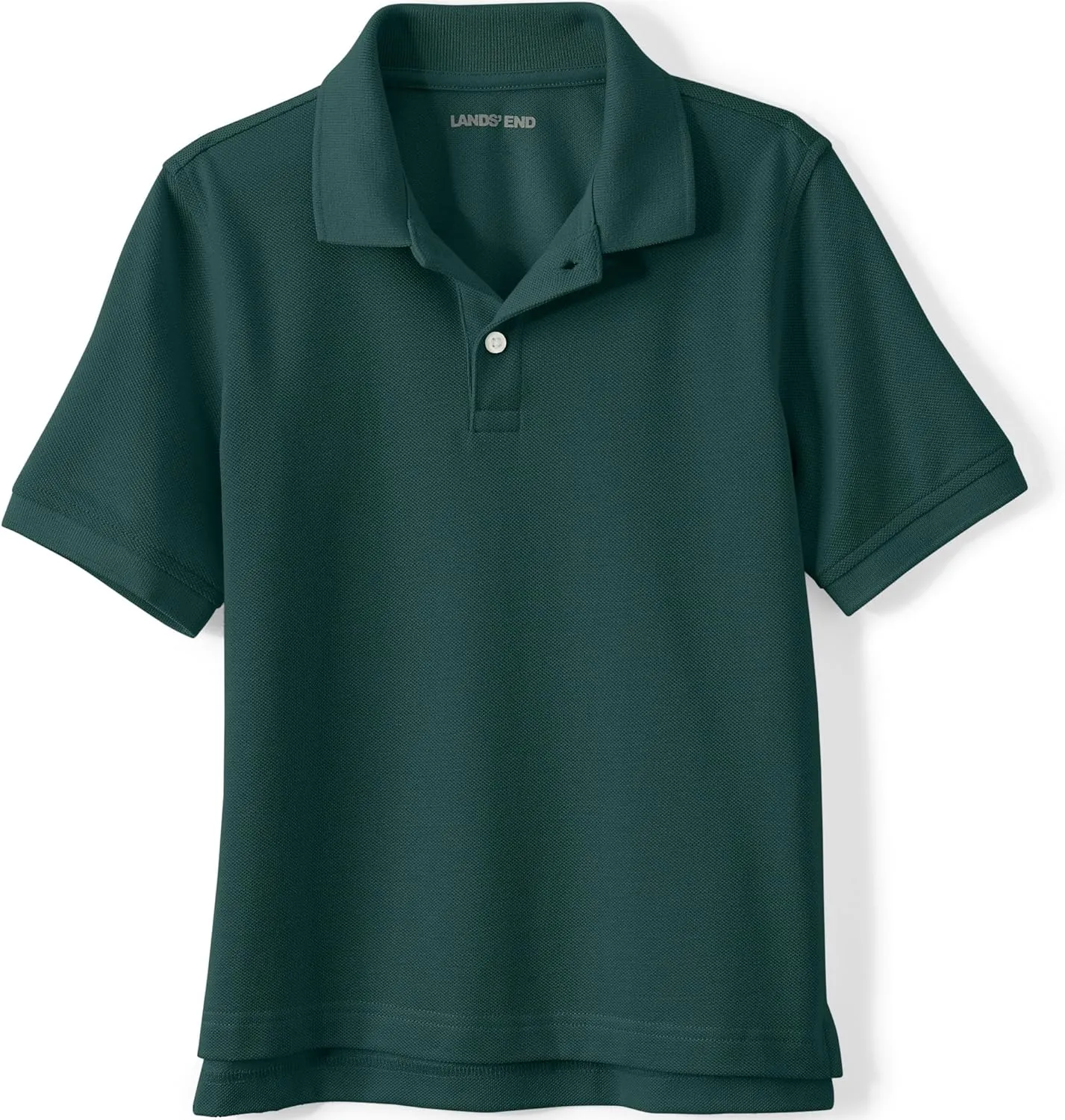 Lands' End School Uniform Kids Short Sleeve Mesh Polo Shirt
