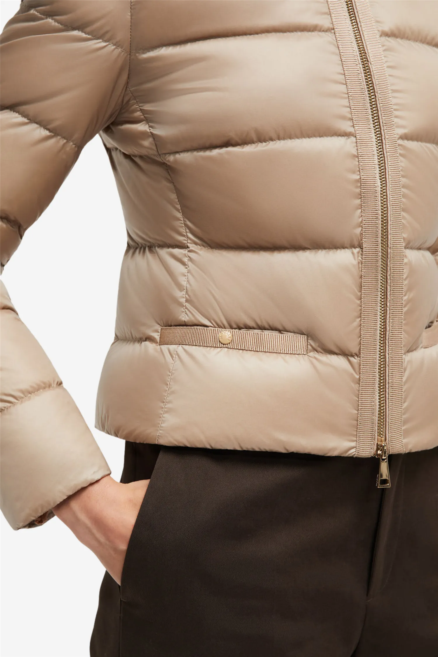 Laurine Short Down Jacket Stone