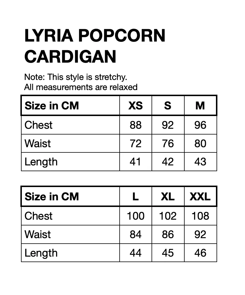 Lyria Popcorn Cardigan - Pink