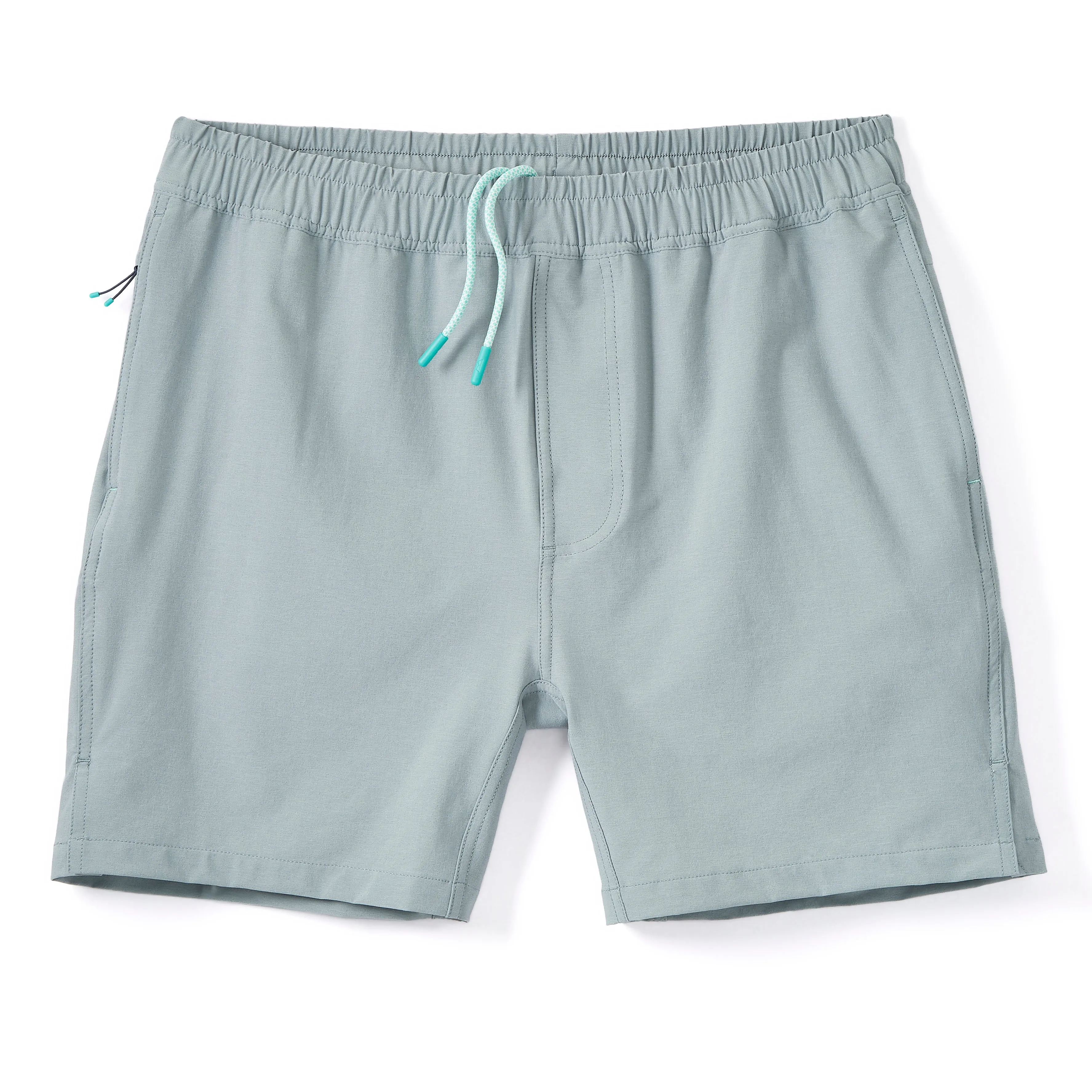 Momentum Short with Liner in Heather Steely Blue