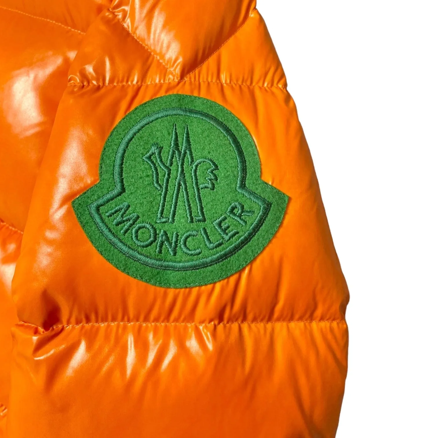 Moncler Genius 1952 Dervaux Short Down Jacket Orange