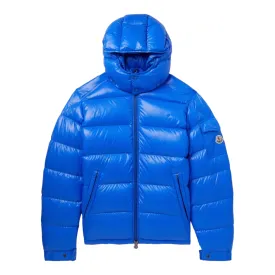 Moncler Maya Short Down Jacket Royal Blue
