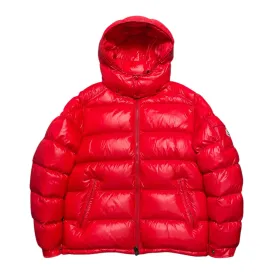 Moncler Maya Short Down Jacket Scarlet Red