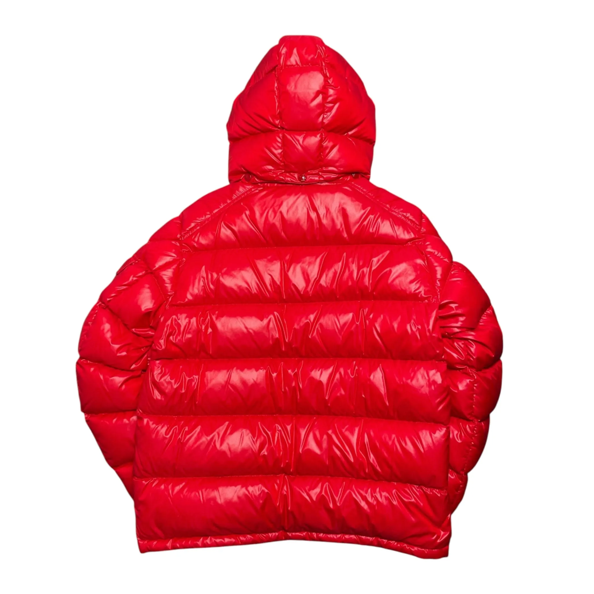 Moncler Maya Short Down Jacket Scarlet Red