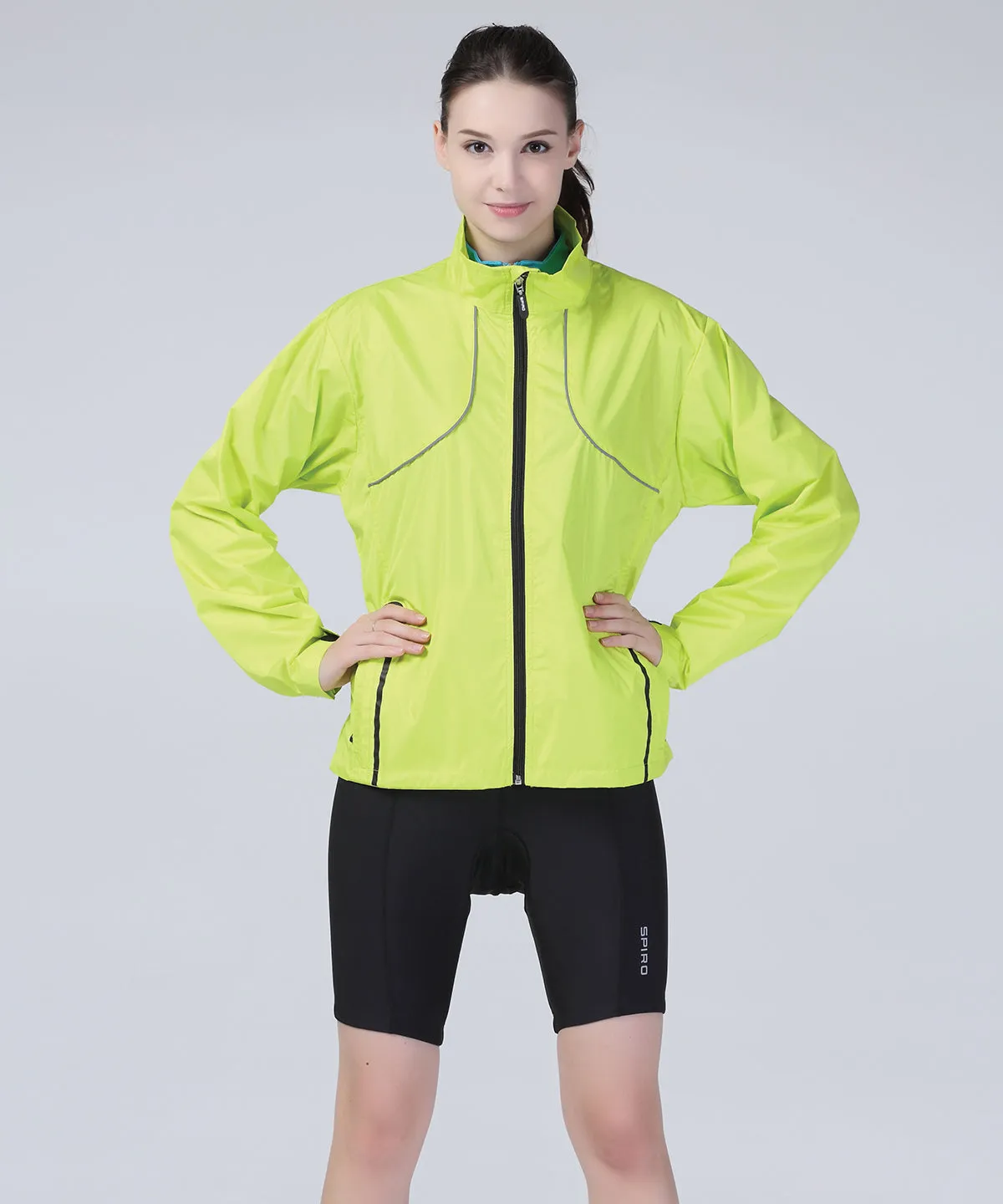 Neon Lime - Spiro Crosslite trail and track jacket
