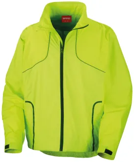 Neon Lime - Spiro Crosslite trail and track jacket