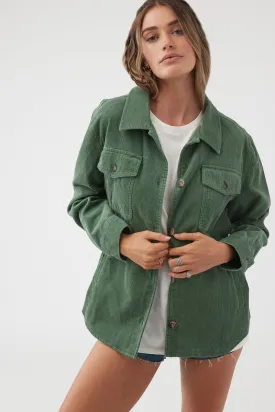 O'Neill Tidal Button-Up Jacket - Moss