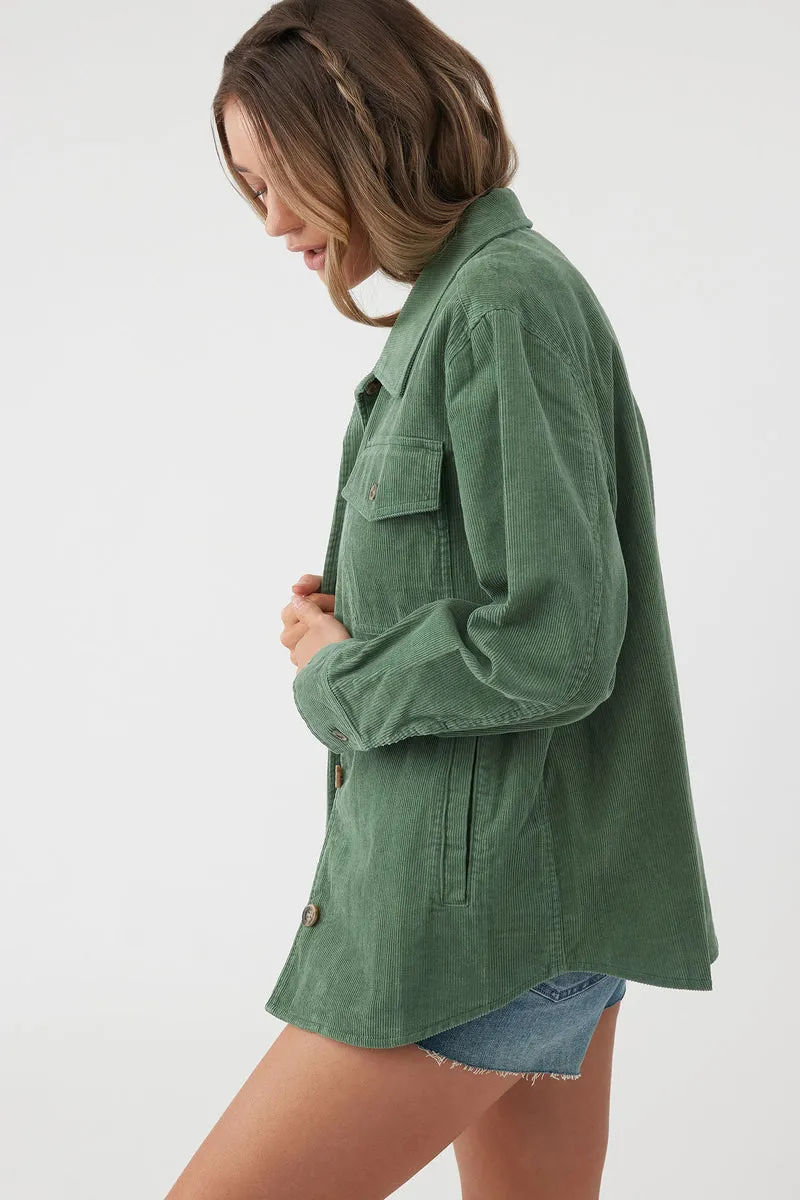 O'Neill Tidal Button-Up Jacket - Moss