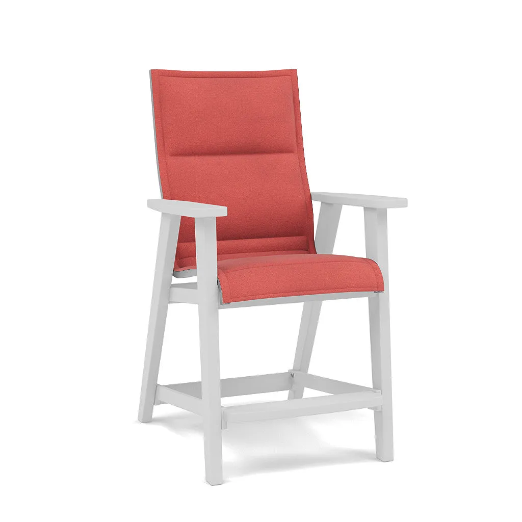 Patriot Low Back Padded Sling Balcony Barstool