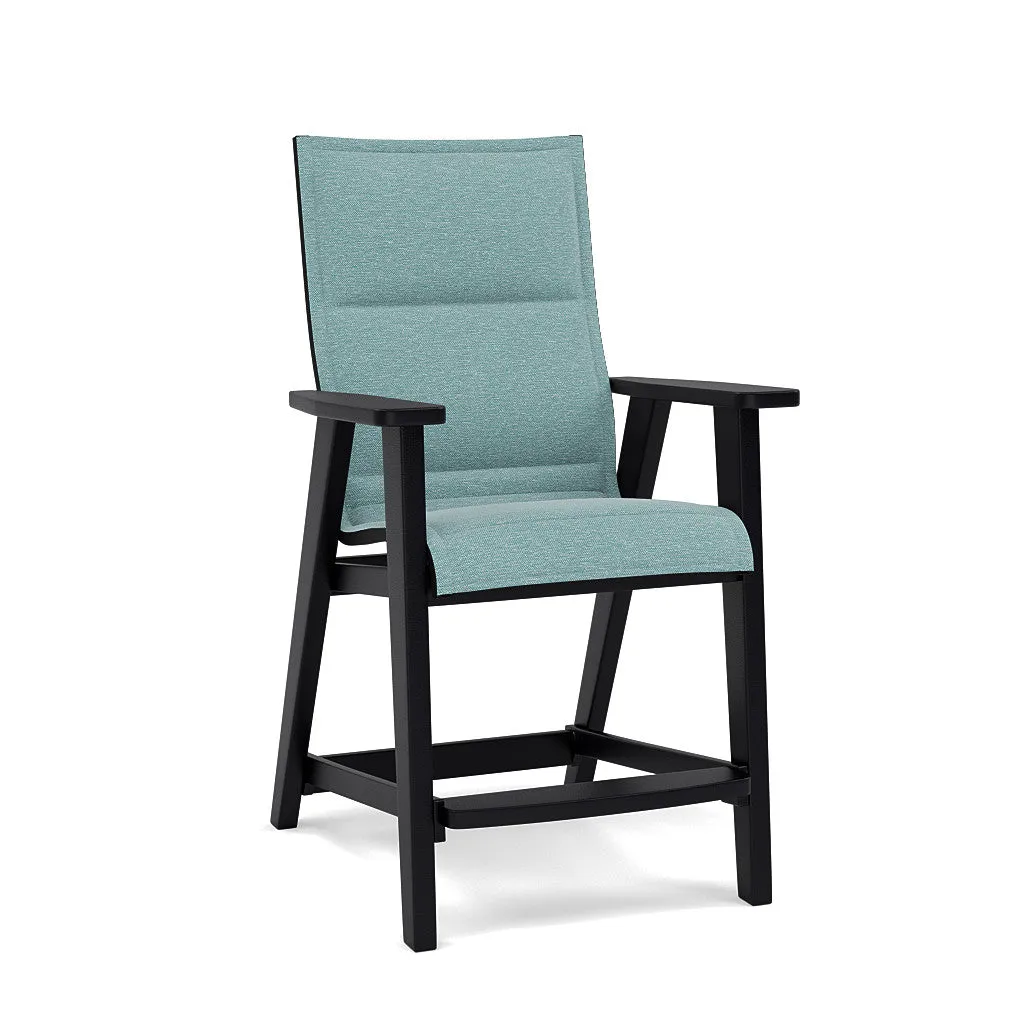Patriot Low Back Padded Sling Balcony Barstool