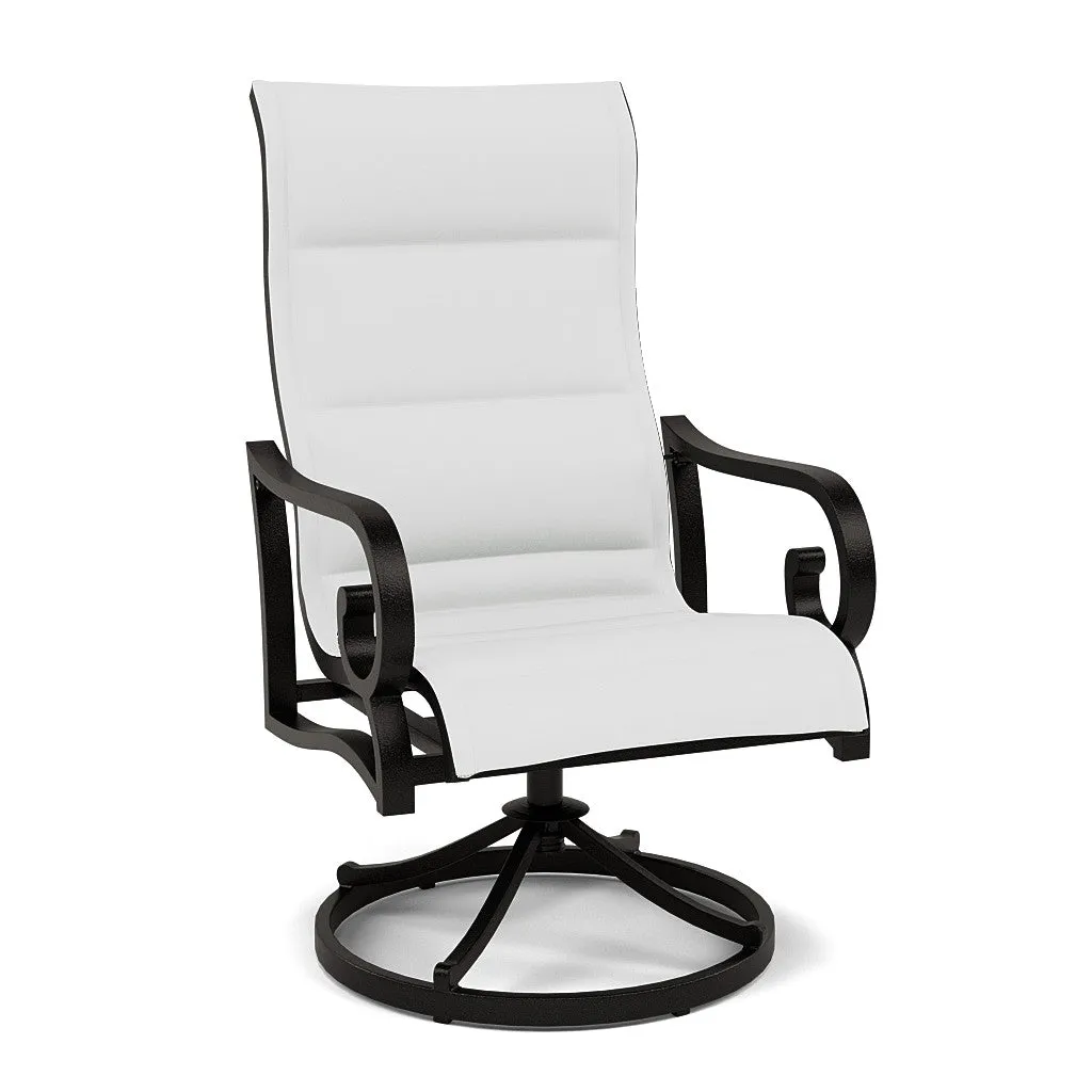 Rancho Padded Sling Swivel Dining Chair