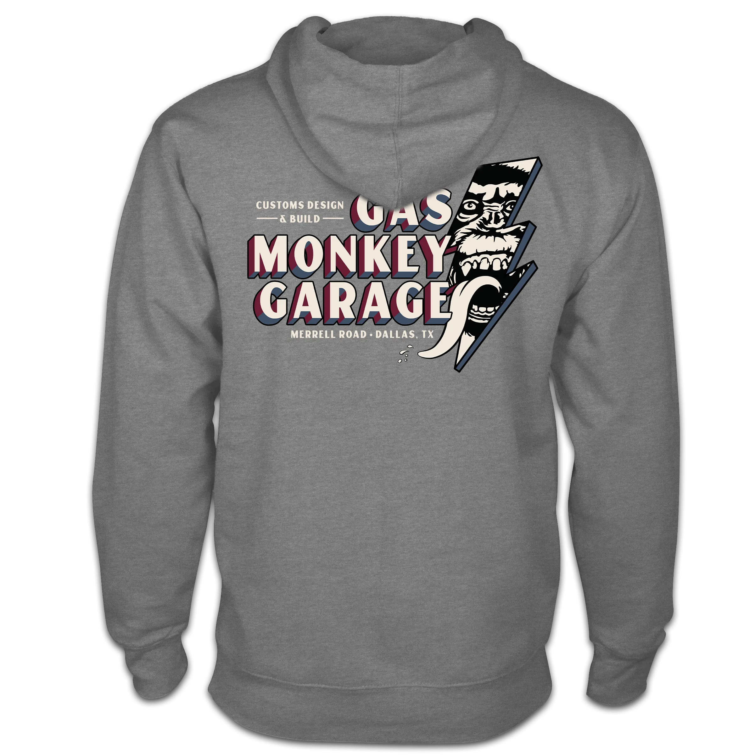 Retro Lightning Zip Hoodie