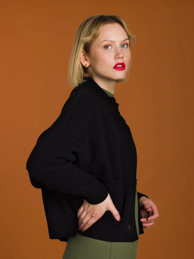 Rita Cardigan Black