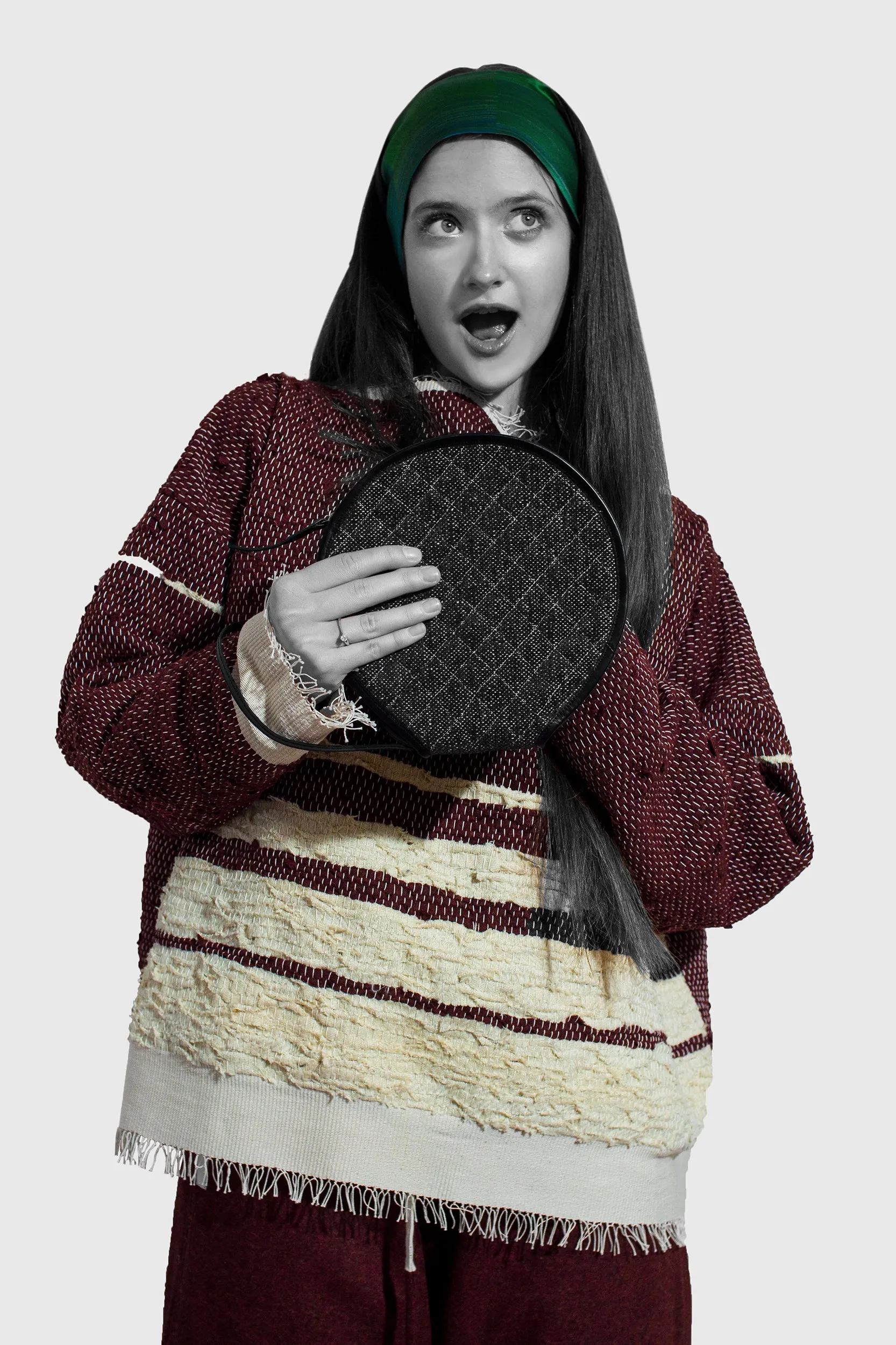 Round Wallet - Black
